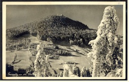 Die Lausche / Zittauer Gebirge  -  Winter-Sonnentag  -  Ansichtskarte Ca.1938   (3569) - Jonsdorf