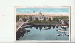 BF19004  Parliament Buildings Victoria Canada Ship Front/back Image - Victoria