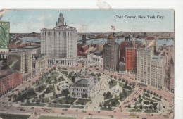 BF19031 Civic Center New York City USA  Front/back Image - Wirtschaften, Hotels & Restaurants