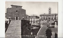 N5262 Roma Il Campidoglio E La Chiesa Di S Maria Italy  Front/back Image - Bares, Hoteles Y Restaurantes