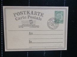 43/541  CP OBL. LIECHTENSTEIN - Enteros Postales