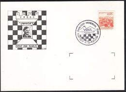 Yugoslavia 1977, Illustrated Card "Chess Tournament In Vrsac In 1976"  W./ Special Postmark "Vrsac", Ref.bbzg - Lettres & Documents