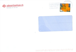 Schweiz Harkingen MWST 2014 Die Post La Poste Mi. 2193 85 C. Blume 2011 Cucurbita Pepo Zahnarztzentrum Bern - Storia Postale