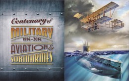 Australia 2014 Centenary Of Military Aviation & Submarines Presentation Pack - Presentation Packs