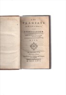Les Plagiats De M.J.J.R.(rousseau) De Genève,sur L'éducation.par D.J.C.B.CAJOT Jean-joseph.XXII & 378 & 5 Pages.1766. - 1701-1800