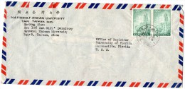 Taiwan Old Cover Mailed To USA - Lettres & Documents