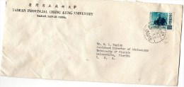 Taiwan Old Cover Mailed To USA - Brieven En Documenten