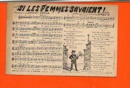 MUSIQUE - Partition -Si Les Femmes Savaient Paroles De SAVOISY - Héros - Musique De Gaston Maquis - Musique