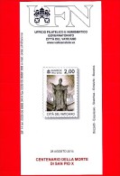 VATICANO - 2014 - Nuovo - Storia Postale - Bollettino Ufficiale - 100 Anni Della Morte Di San Pio X - BF 14 - Cartas & Documentos