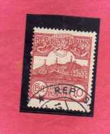 SAN MARINO 1903 VEDUTA VIEW  LANDSCAPES  CENT. 10  TIMBRATO USED - Used Stamps