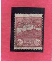 SAN MARINO 1903 VEDUTA VIEW  LANDSCAPES  CENT. 10  TIMBRATO USED - Used Stamps