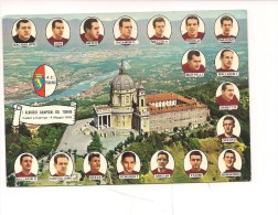 M2074 PIEMONTE TORINO Calcio Superga 1967 Viaggiata. - Stadien & Sportanlagen