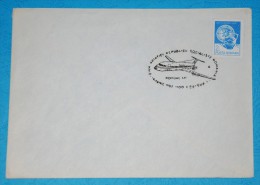 ROMBAC 1-11 (BAC ONE-ELEVEN), Special Cancellation On Cover, 1983 - Postmark Collection