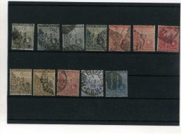 - GRANDE BRETAGNE . CAP DE BONNE ESPERANCE . SUITE DE TIMBRES OBLITERES . - Cap De Bonne Espérance (1853-1904)