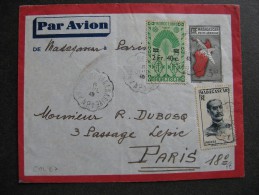 Col27.  TB Enveloppe De ANTSIRABE à Paris. Datée Du 06/07/194? - Brieven En Documenten