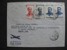 Col29.  TB Enveloppe De TULEAR à Paris. Datée Du 02/03/1951 - Briefe U. Dokumente