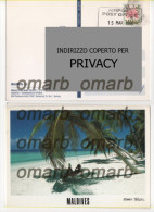 Delcampe - Car1112 Atoll Island, Maldives Spiaggia Oceano Palma Amaca Animata Ocean Palm Animated  Hammock - Maldiven