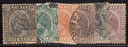 6v Perak Used 1935, Malaya (sample Image) - Perak