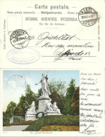 AK  "Gruss Aus Basel"  (Eidg. Kriegs-Commissariat)          1904 - Postmarks