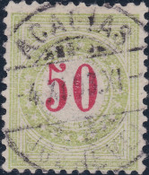 Heimat  GE  ACACIAS (Genève24) 1893-11-04 Voll-Stempel Auf Porto Ziffer Zu#20DaIIN - Portomarken