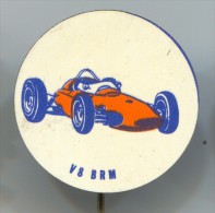 Car Racing, Race, V8 BRM, Metal, Pin, Badge - Automovilismo - F1