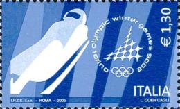 # ITALIA ITALY - 2006 - Torino Winter Olympic Games - Sledding - Stamp MNH - Winter 2006: Torino