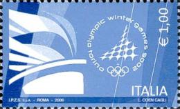# ITALIA ITALY - 2006 - Torino Winter Olympic Games - Flame - Stamp MNH - Winter 2006: Turin