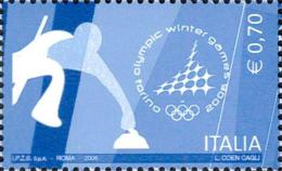 # ITALIA ITALY - 2006 - Torino Winter Olympic Games - Curling - Stamp MNH - Winter 2006: Torino