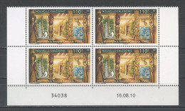 Nlle Calédonie 2010  N° 1115 **  Bloc De 4 Coin Daté Neuf  = MNH Superbe Maison De Nouvelle Calédonie Aquarium Flore - Unused Stamps