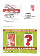 13811 - ENTIER POSTAL - LA POSTE - OPERATION  La Marianne Des Français) (Recto - Verso) - Otros & Sin Clasificación