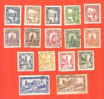 Tunisie - Colonie Française - YT N°161 à 176 - Used Stamps