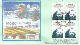 Traité Antarctique. Bloc De 4  Sur  FDC De La Base Casey. - FDC