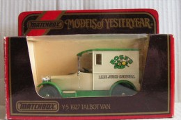 - TALBOT Van Rose's - 1927 - Matchbox Y-5 - 1:47 - Matchbox