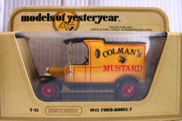 - Ford Model T Colman's Mustard - 1912 - Matchbox By Lesney Y-12 - 1:43 - Matchbox