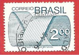 BRASILE USATO - 1974 - Posta Ordinaria - 2 Cruzeiro - Michel BR 1450 - Used Stamps