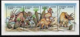 SIERRA LEONE Animaux Prehistoriques, Prehistoire. Yvert N°1909/12 **  MNH - Prehistorics