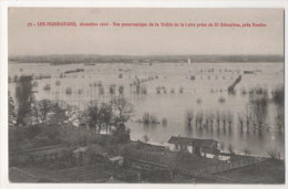 Vue Panoramique De La Vallée De La Loire Prise De ST SEBASTIEN, Près Nantes - Inondations, Décembre 1910 - Saint-Sébastien-sur-Loire