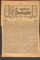 Katholisches Sonntagsblatt Von 1888 Nr.46 Aus Stuttgart (letzte Seite Fehlt) Auflage 34.000 Stück - Christendom