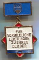 East Germany (DDR),medal To Honor The DDR, FDJ - República Democrática