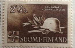 Finland 1943 Mi 275/276 Mh* - Unused Stamps