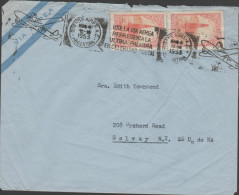 O) 1953 ARGENTINA, OIL WELL ON THE SEA, COVER TO SOLVAY-UNITED STATES, F - Airmail