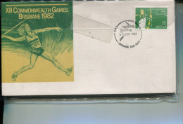 (111) Australia FDC Cover - 1982 - Brisbane Commonwealth Games Set Of 16 Covers Different Sport Postmarks - Archery - Bogenschiessen