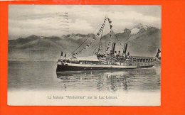 Bateaux - Le Bateau "Winkelried "sur Le Lac Léman - Steamers