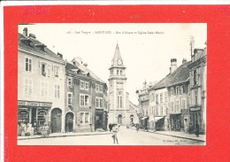 88 SAINT DIE Cpa Animée Commerces Rue D ' Alsace          156  Cuny - Saint Die