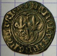 CHARLES VII DOUBLE TOURNOIS (BILLON 1.16 Grammes) BEL EXEMPLAIRE - 1422-1461 Charles VII. Le Victorieux