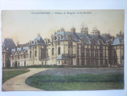 VILLECRESNES  (Val-de-Marne)  :  Château De  Wagram  (vu De Derrière)  -  Carte Couleur - Villecresnes