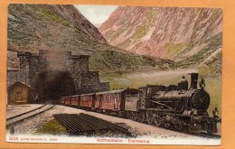 Gotthardbahn Expresszug 1905 Postcard - Zoug