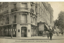 CPA ( Banque B4) SOCIETE GENERALE      PARIS 17 E Agence AD 40 Avenue Des Ternes - Banques