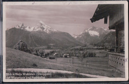 Bischofswiesen - Stanggaß - Blick Vom Haus Waldstein Auf Watzmann Und Hochkalter - Bischofswiesen