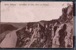 Basteifelsen Mit Elbtal - Blick Vom Kanapee - Sächsische Schweiz - Bastei (sächs. Schweiz)